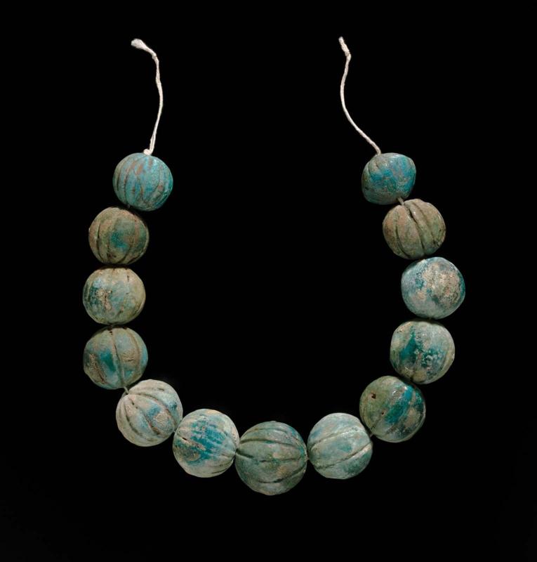 String of melon beads