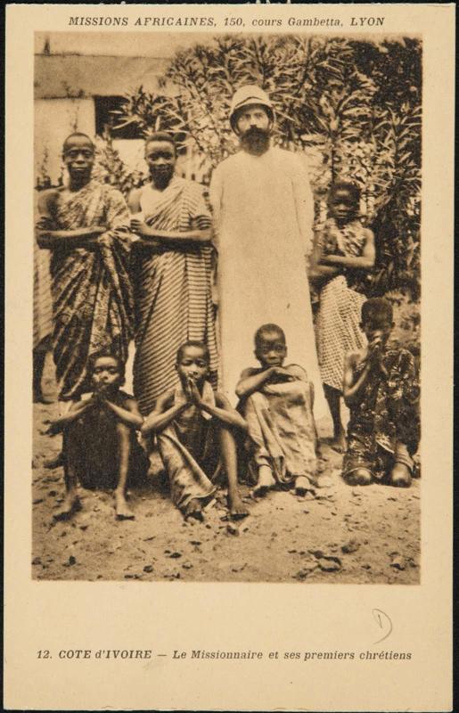 COTE d'IVOIRE - Le Missionnaire et ses premiers chrétiens
