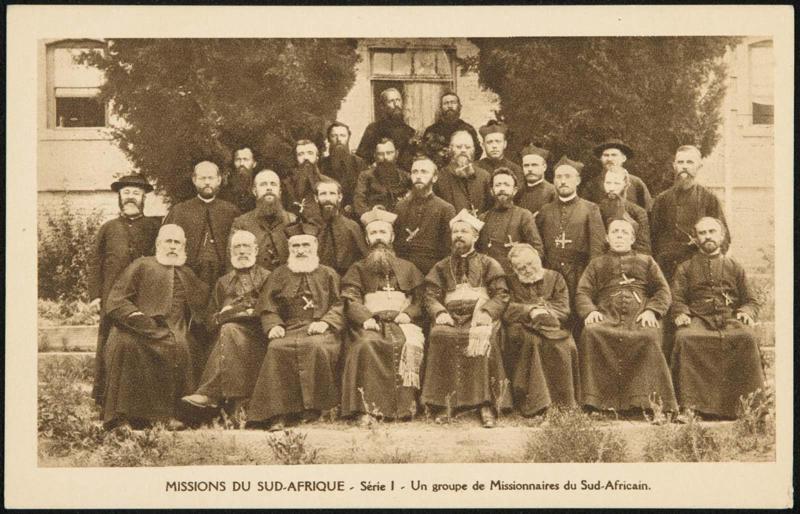 Un groupe de Missionnaires du Sud-Africain.