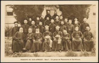 Un groupe de Missionnaires du Sud-Africain.