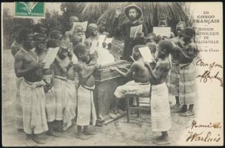 CONGO FRANÇAIS; Lecon de Chant