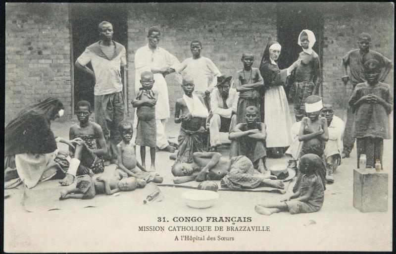 CONGO FRANÇAIS; A l'Hôpital des Soeurs