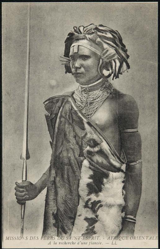 MISSIONS DES PERES DU SAINT-ESPRIT - AFRIQUE ORIENTALE; A la recherche d'une fiancée - LL