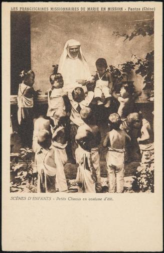 SCÈNES D'ENFANTS - Petits Chinois en costume d'été.