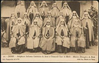 INDES. - Religieuses Indiennes Catéchistes du Saint et Immaculé Cœur de Marie - Missions Étrangères de Paris