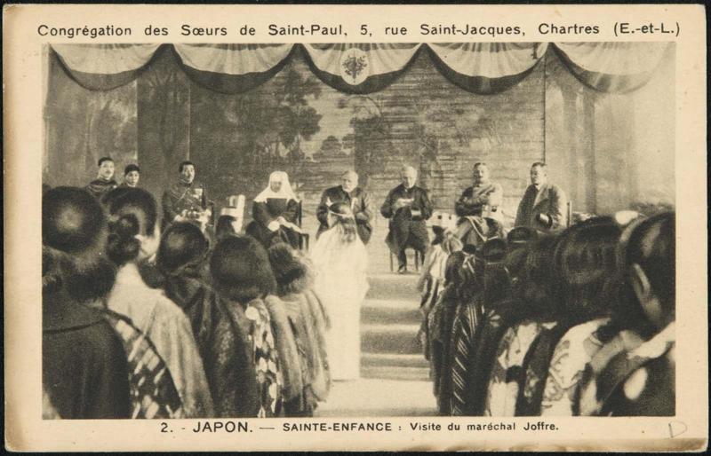 SAINTE-ENFANCE: Visite du maréchal Joffre.