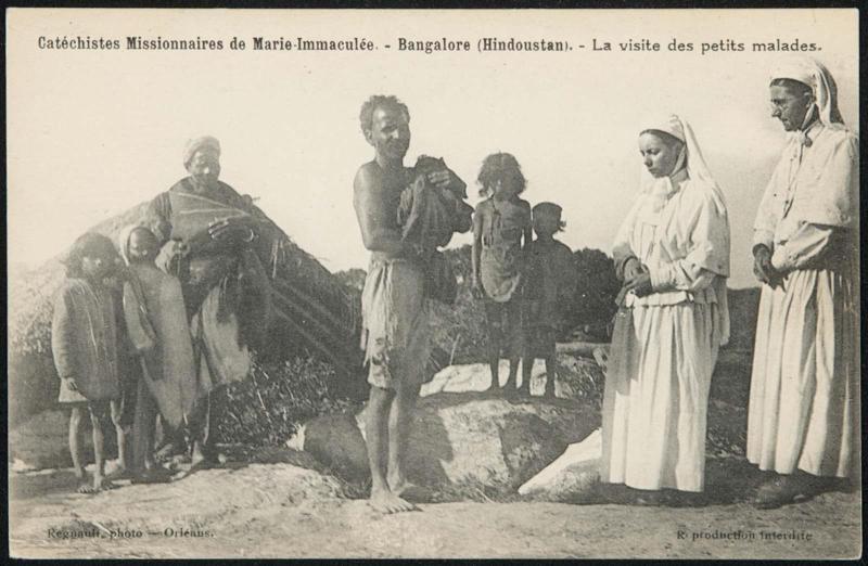 Bangalore (Hindoustan). - La visite des petits malades.