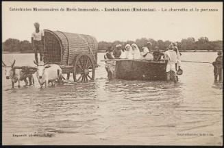 Kumbakonam (Hindoustan). - La charrette et le parissou
