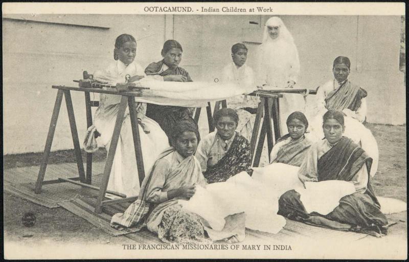 OOTACAMUND. - Indian Children at Work