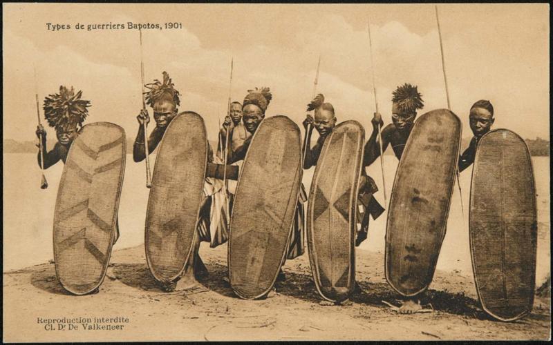 Types de guerriers Bapotos, 1901