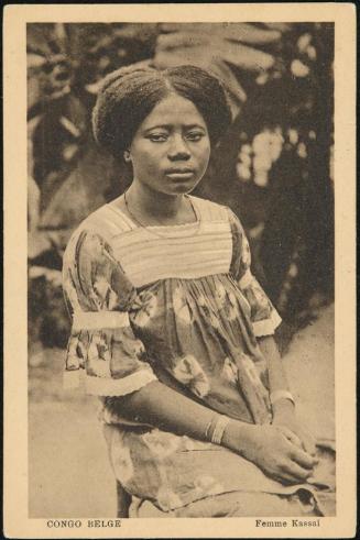 CONGO BELGE; Femme Kassai