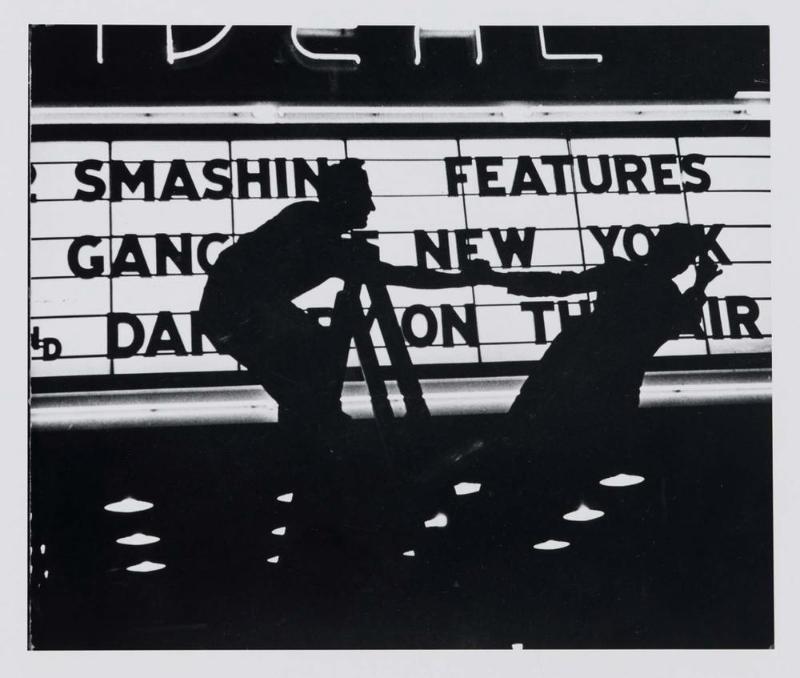 Ideal Cinema; Two Men on a Ladder (Philadelphia, PA)