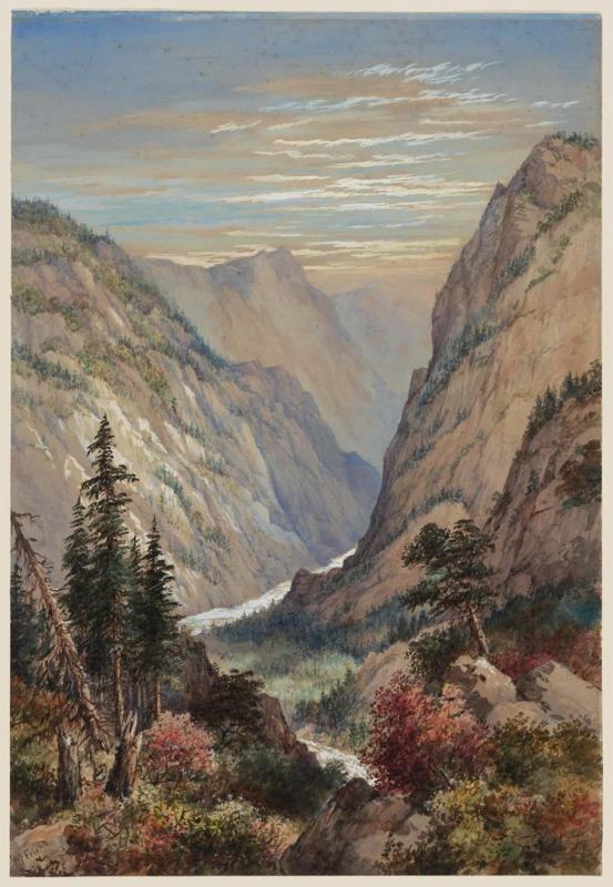 Grant's Gap on the North Fork, American River, Cal.