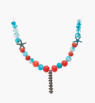 Necklace with cylinder amulet case