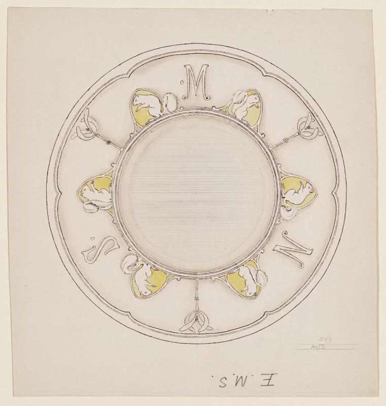 Design for Sargent Baby Set Squirrel Plate