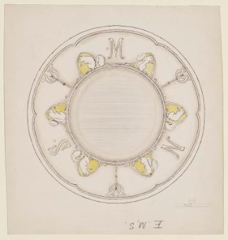 Design for Sargent Baby Set Squirrel Plate
