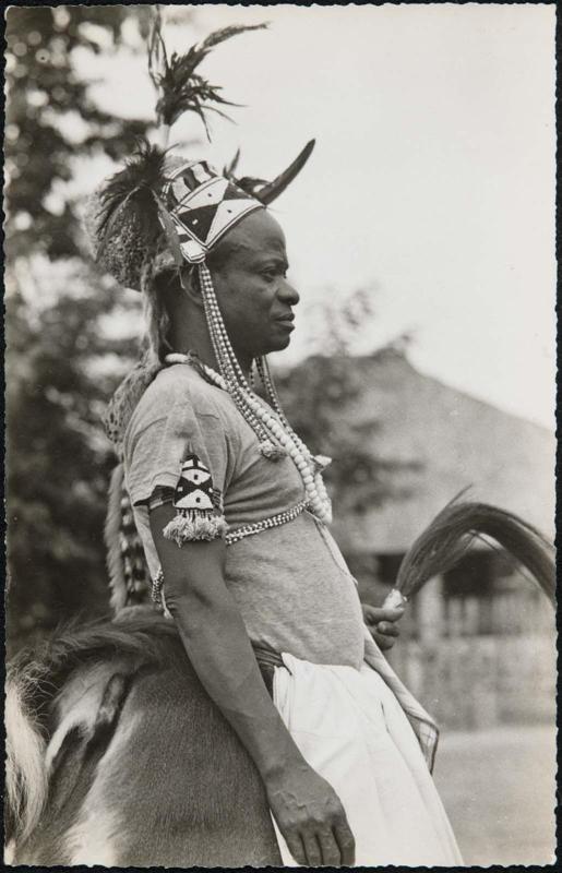 CONGO BELGE; Danseur Baluba (Kasai)