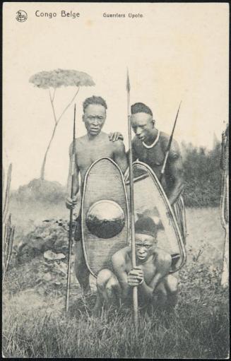 Congo Belge; Guerriers Upoto.