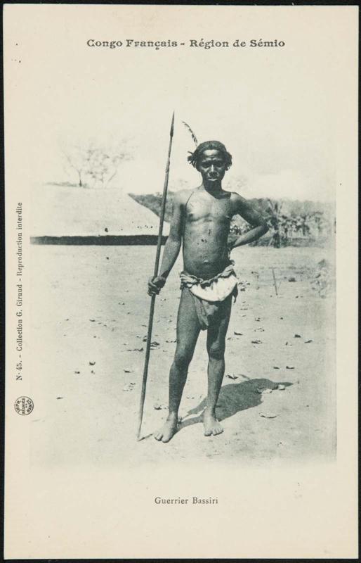 Congo Français - Région de Sémio. Guerrier Bassiri