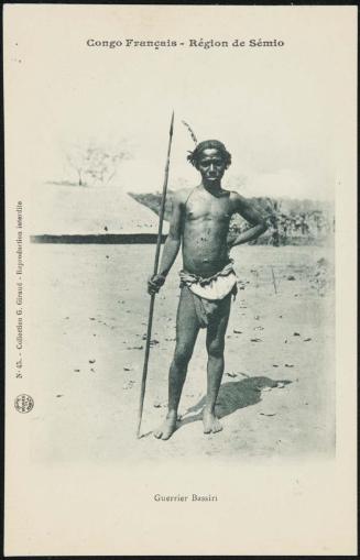 Congo Français - Région de Sémio. Guerrier Bassiri