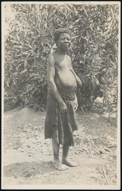 Full-length portrait of an older woman