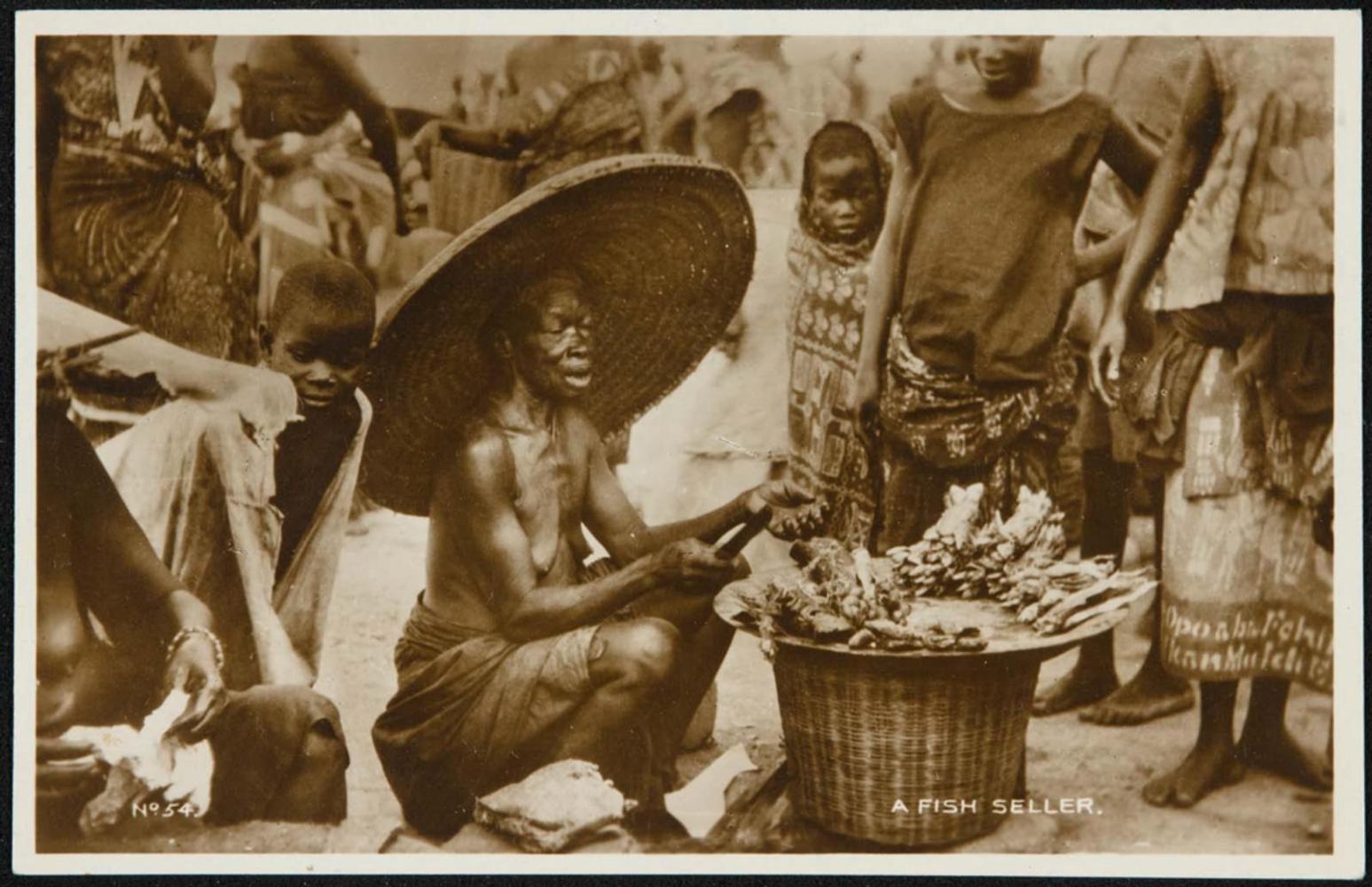 A FISH SELLER