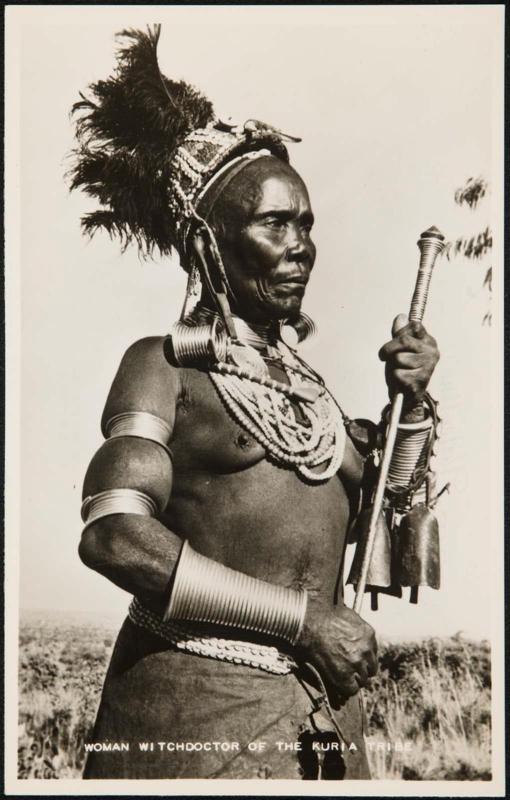 Woman Witchdoctor of the Kuria Tribe
