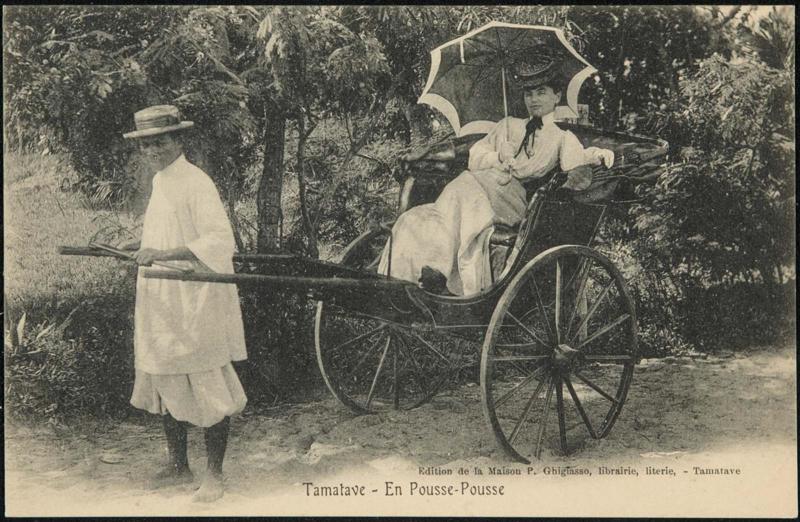 Tamatave - En Pousse-Pousse