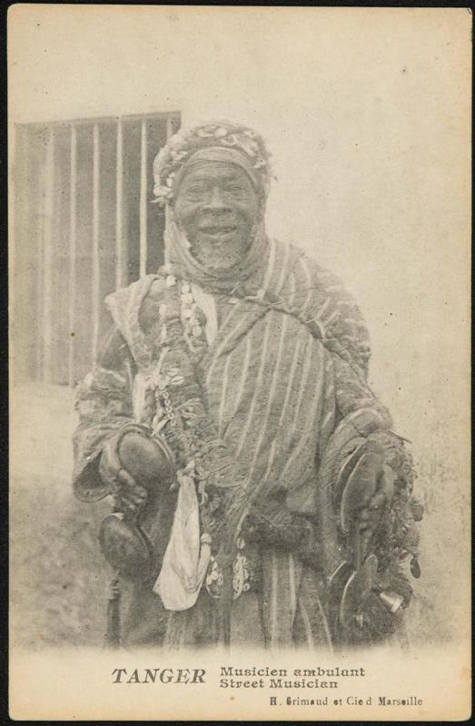 TANGIER. Musicien ambulant