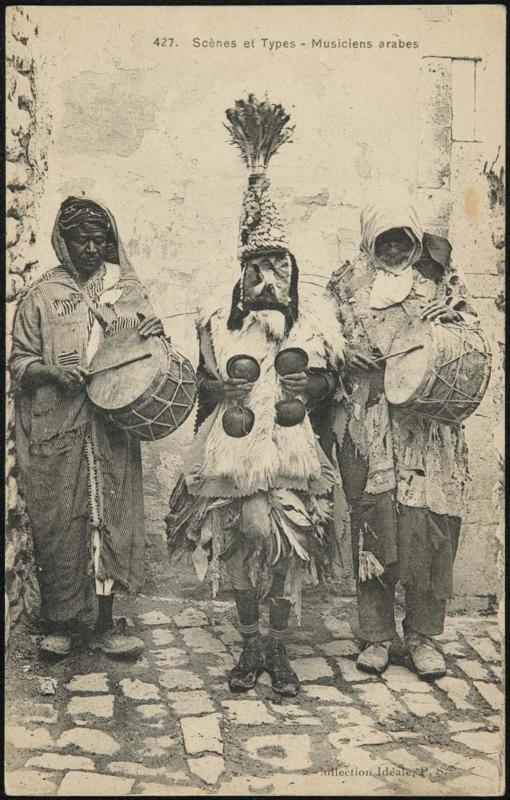Scènes et Types - Musiciens arabes