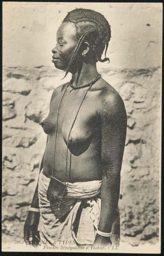 SCENES & TYPES. Femme Sénégalaise à Dakar. - LL