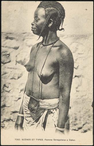 SCENES & TYPES. Femme Sénégalaise à Dakar.