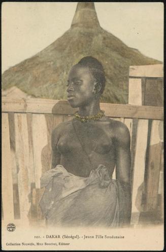 DAKAR (Sénégal). - Jeune Fille Soudanaise