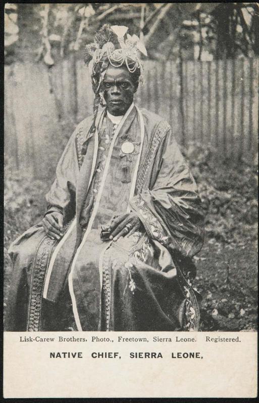 NATIVE CHIEF, SIERRA LEONE.
