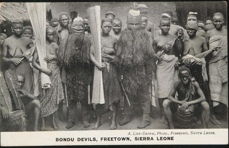 BONDU DEVILS, FREETOWN, SIERRA LEONE.
