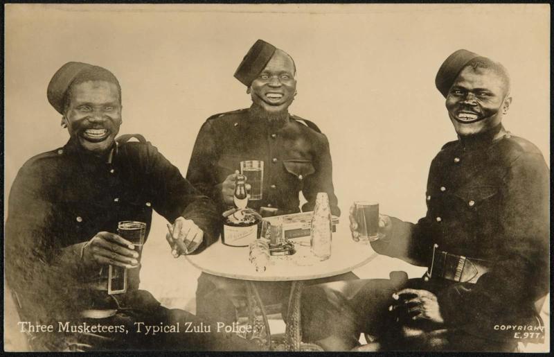 Three Musketeers, Typical Zulu Police.