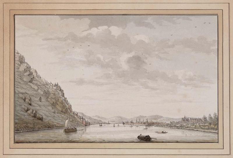 View of Koblenz and Castle Ehrenbreitstein from the Rhine