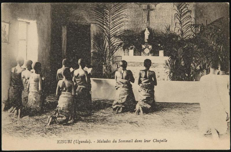 KISUBI (uganda). - Malades du Sommeil dans leur Chapelle