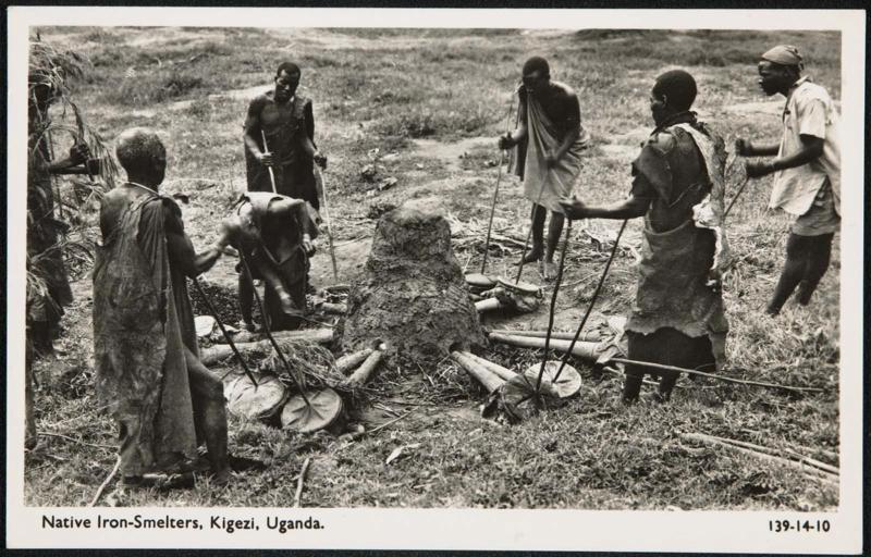 Native Iron-Smelters, Kigezi, Uganda.