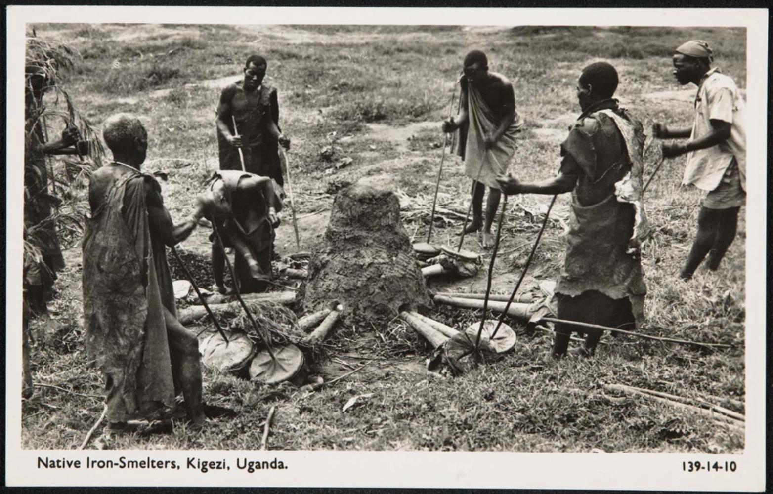 Native Iron-Smelters, Kigezi, Uganda.