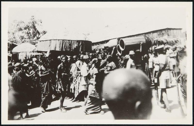 AFRICA - Forerunners' drums and native chants attract a crowd very quickly. Tribal musicians are held in high regard.