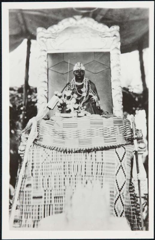 AFRICA - An alter to the departed high chief.