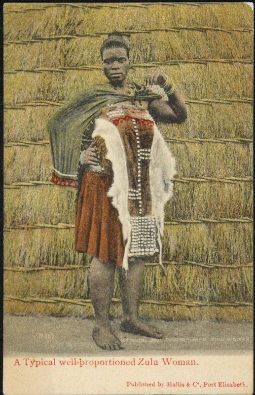 A Typical well-proportioned Zulu Woman.