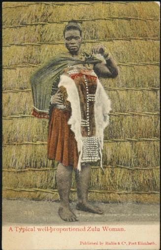 A Typical well-proportioned Zulu Woman.