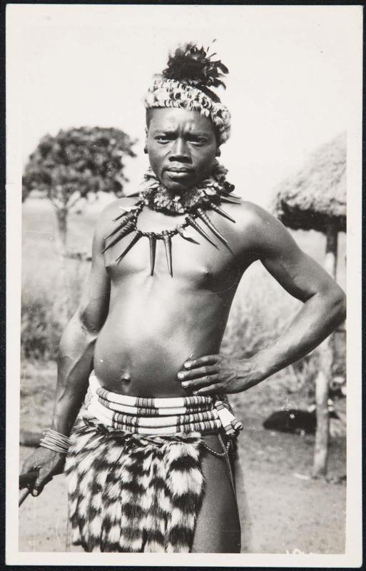 Man in ceremonial dress