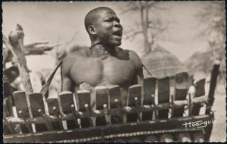 Tchad. Joueur de Balafon (Char, Balafon Player)
