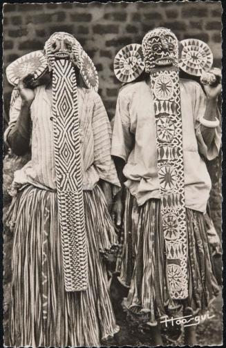 Caméroun. Danseurs Bamilékés