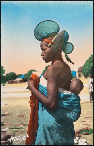 AFRIQUE NOIRE. Gunée - Femme du Foutadjalon et son Enfant.