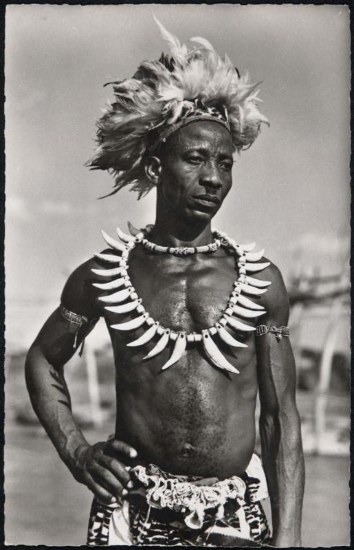 CONGO BELGE (Stanleyville). Chef Wagenia