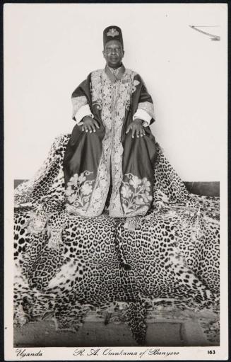 Uganda. R. A. Omukama of Bunyoro